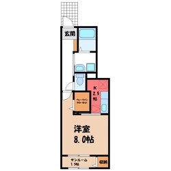 岡本駅 徒歩26分 1階の物件間取画像